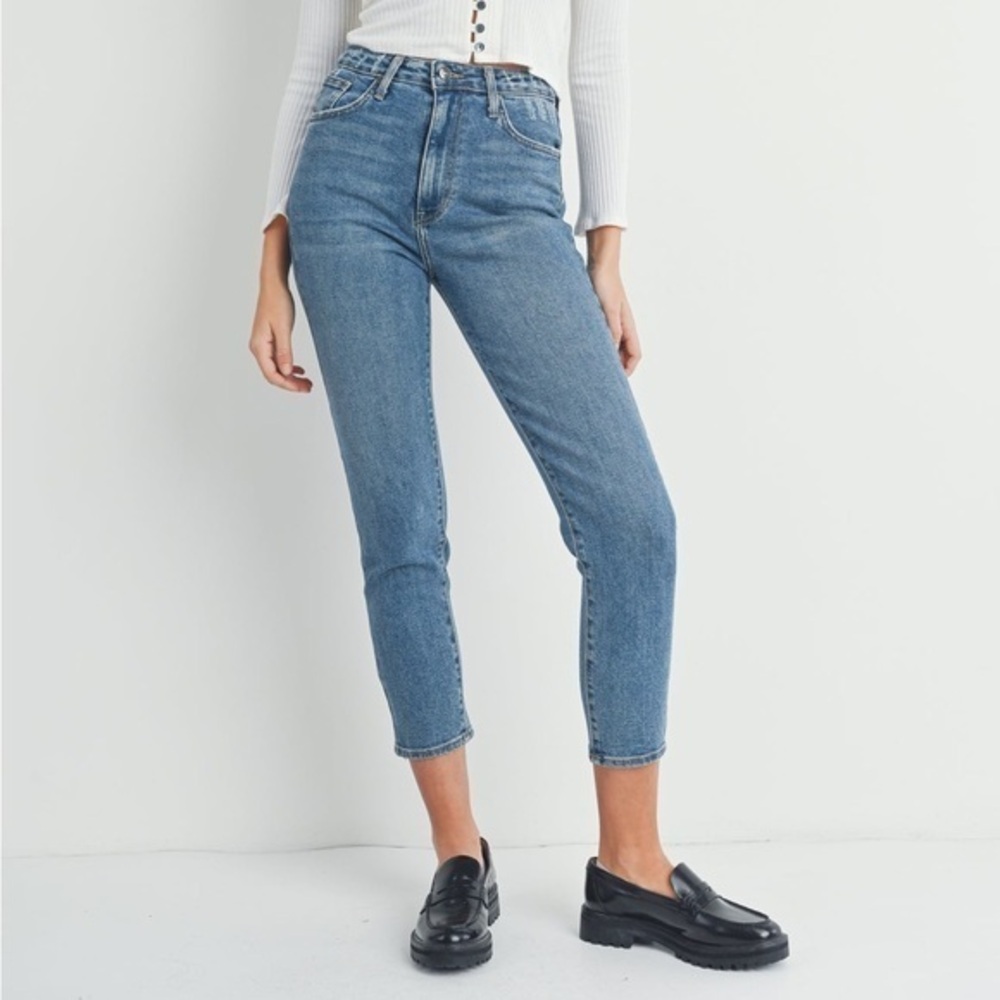 Just black the perfect mom jeans